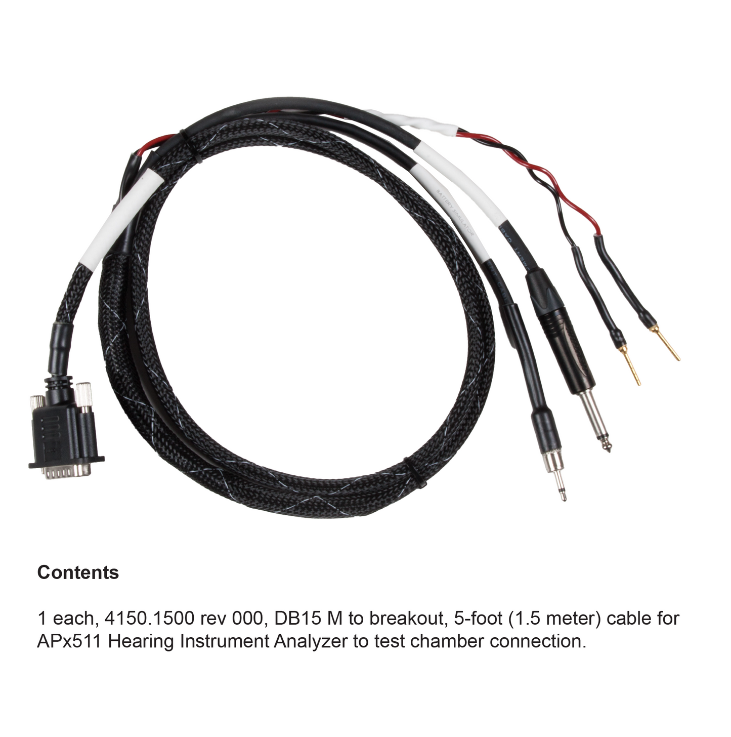 APx511 to TBS25 chamber cable